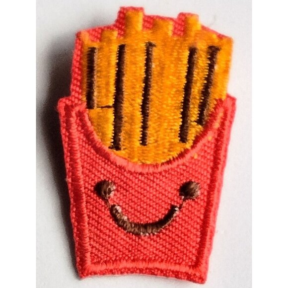 French Fries Pin Brooch Backpack Red Yellow - Picture 1 of 4